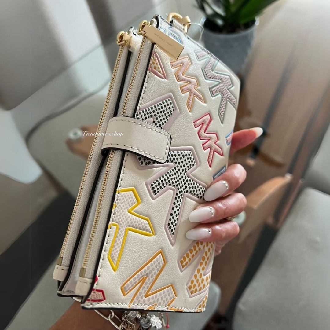 BILLETERA MICHAEL KORS JET SET TRAVEL DOUBLE ZIP