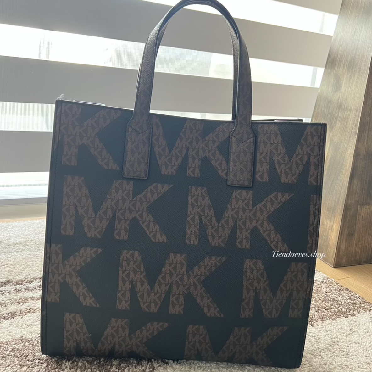 TOTE MICHAEL KORS KENLY LARGE BLACK LOGO