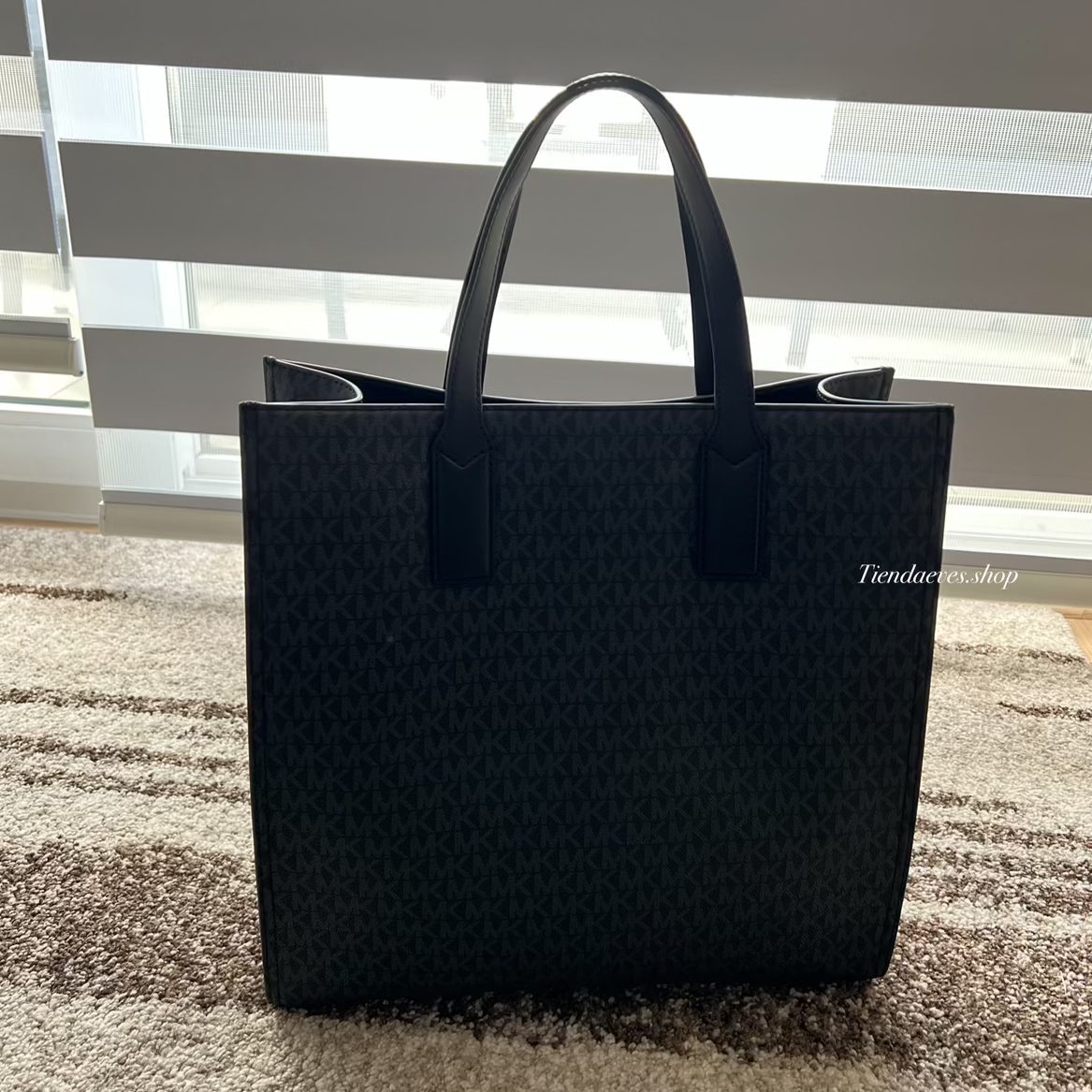 TOTE MICHAEL KORS KENLY LARGE BLACK LOGO