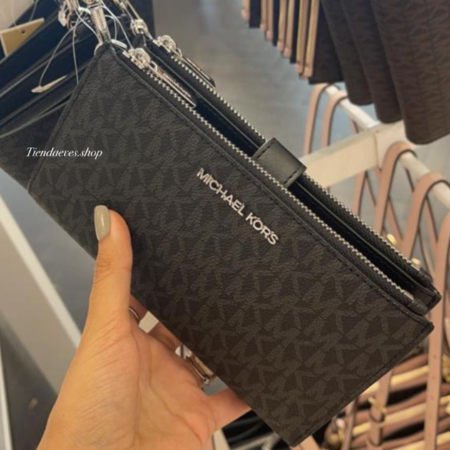 BILLETERA MICHAEL KORS JET SET TRAVEL DOUBLE ZIP