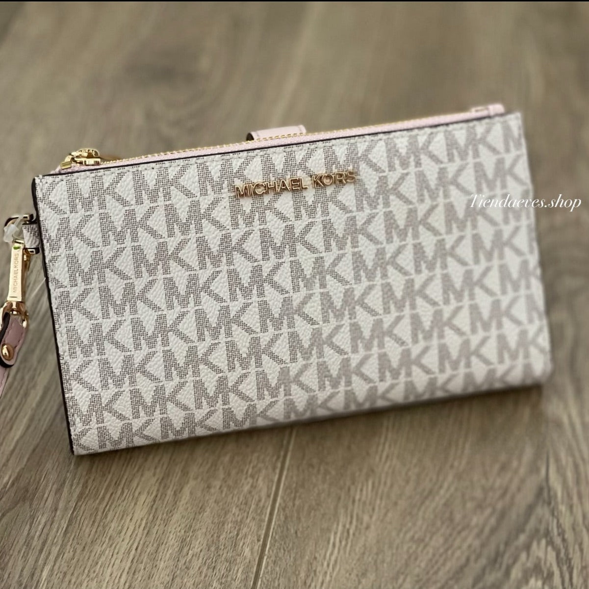 BILLETERA MICHAEL KORS JET SET TRAVEL DOUBLE ZIP
