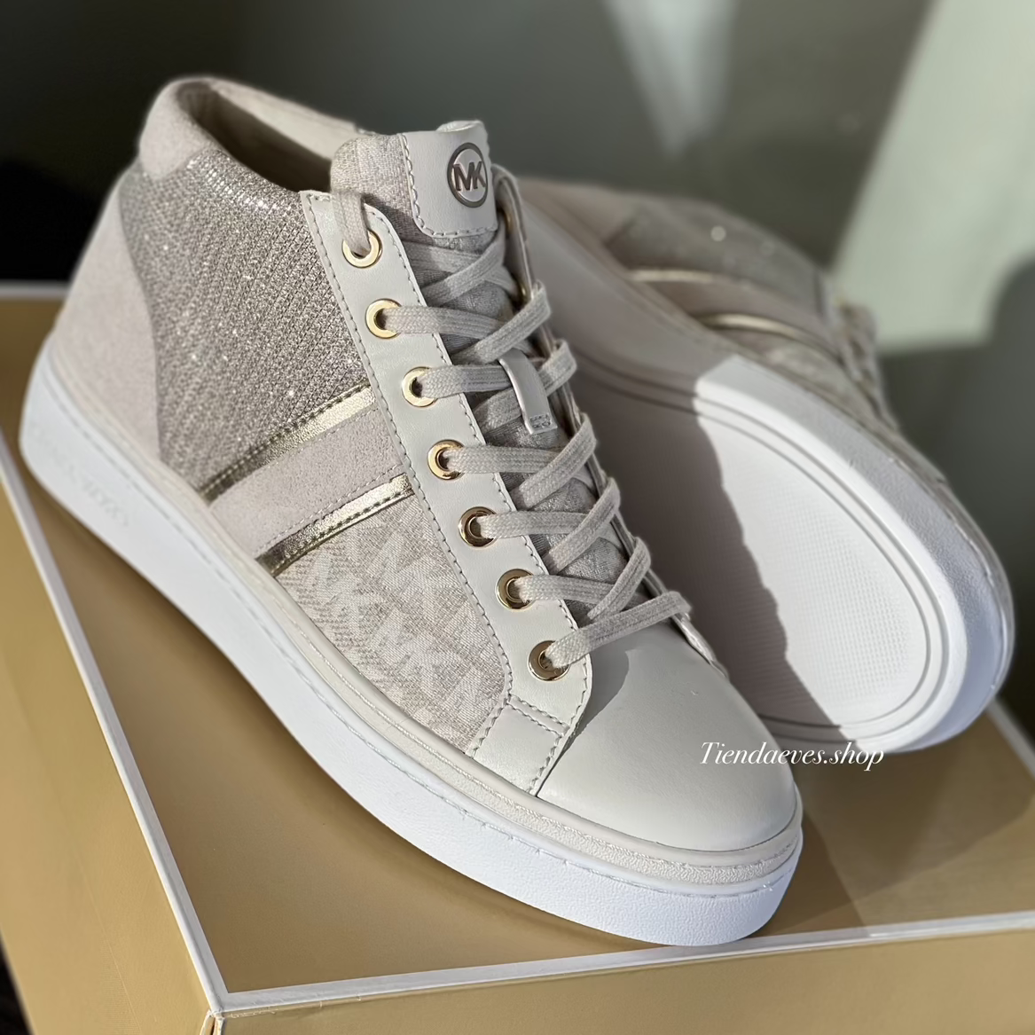 ZAPATILLAS MICHAEL KORS MODELO CRISTA CANVAS GLITTER