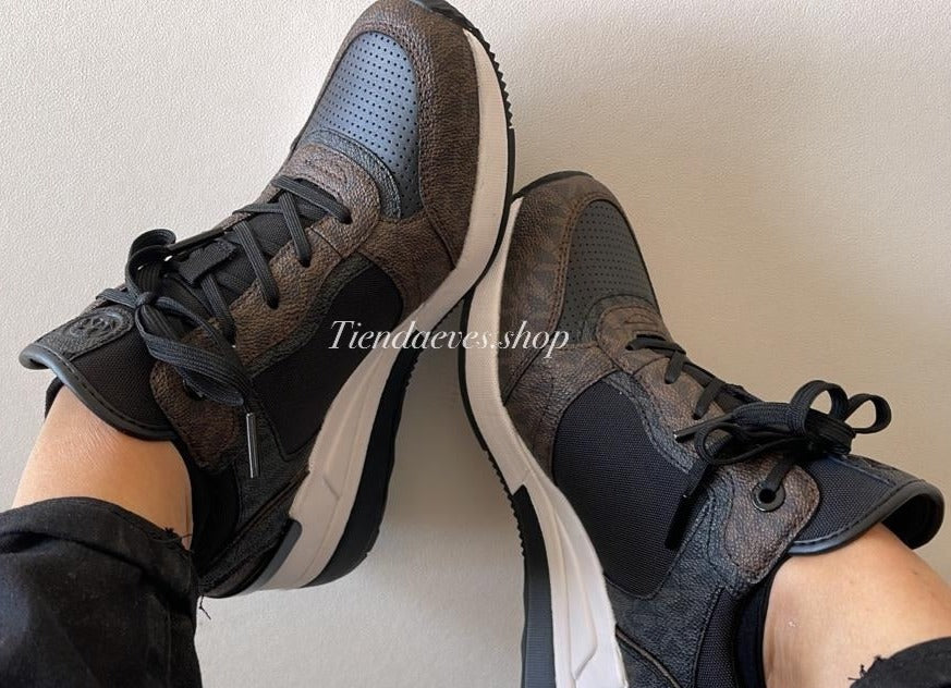 ZAPATILLAS MICHAEL KORS MODELO CRISTA TRAINER TECH CANVAS