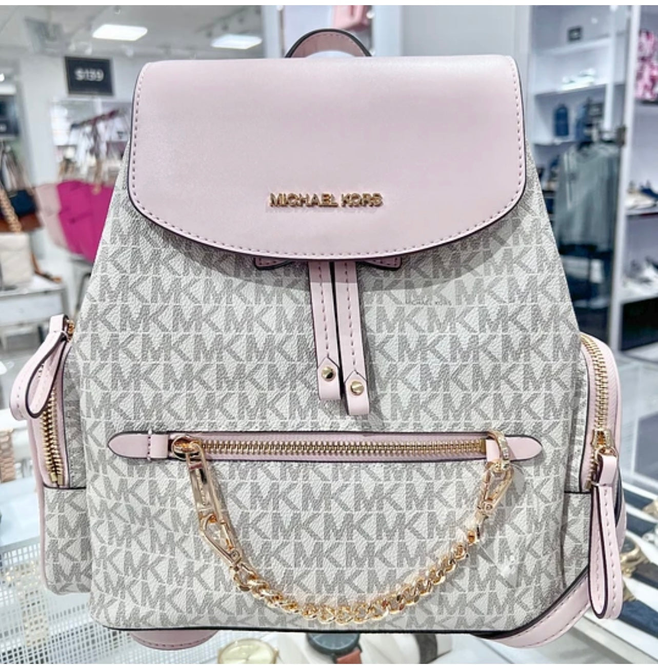 MOCHILA MICHAEL KORS VAINILLA POWDER BLUSH