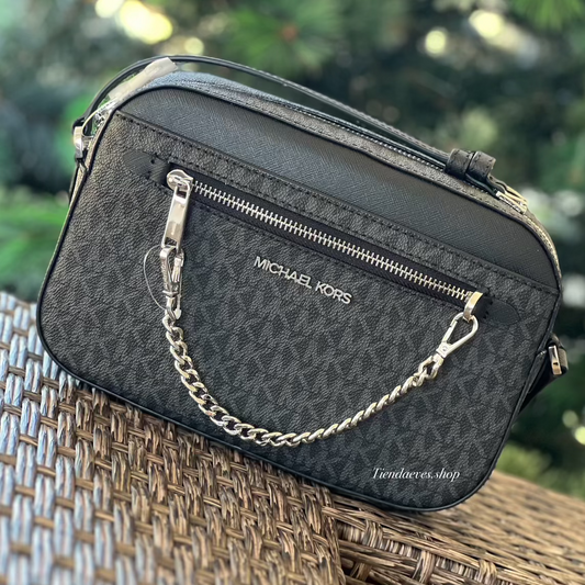 CROSSBODY MICHAEL KORS MODELO JET SET CHAIN BLACK