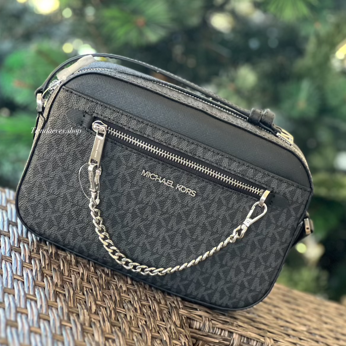 CROSSBODY MICHAEL KORS MODELO JET SET CHAIN BLACK