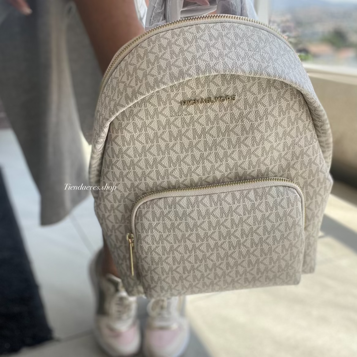 MOCHILA MICHAEL KORS ERIN VAINILLA