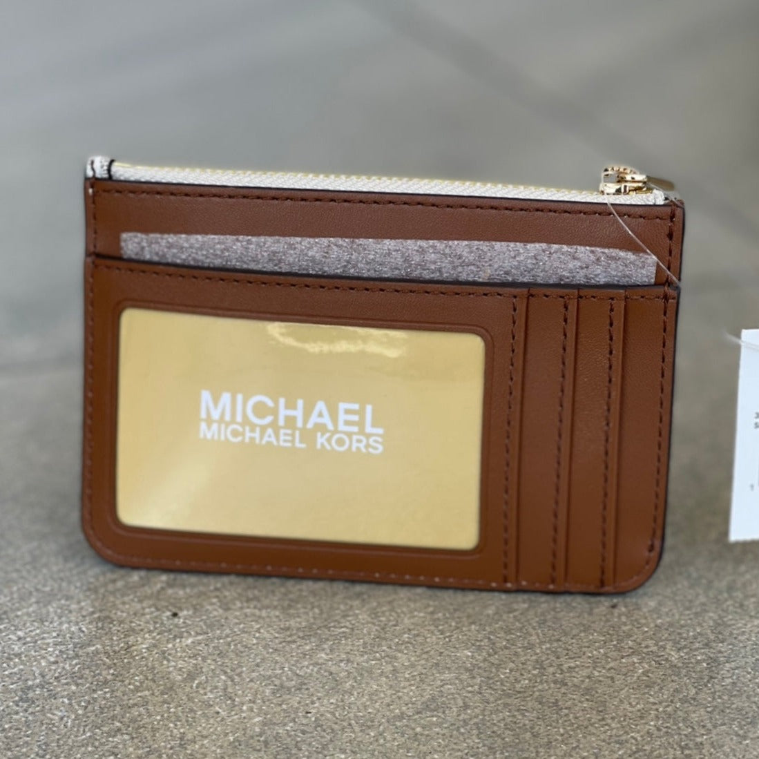 TARJETERO MICHAEL KORS VAINILLA